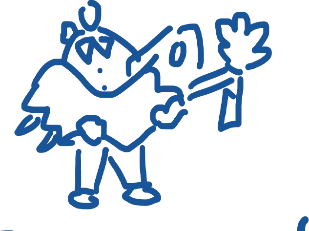Doodle malaikat kecil