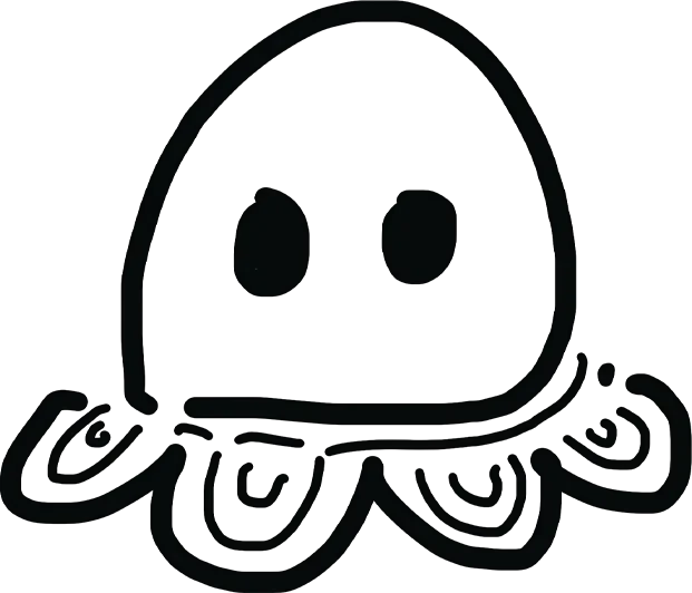 Doodle cumi garis putih