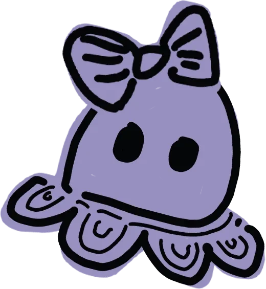 Doodle cumi ungu pita